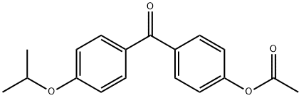 4-ACETOXY-4'-ISOPROPOXYBENZOPHENONE Struktur