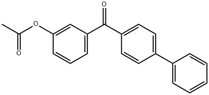 3-ACETOXY-4'-PHENOXYBENZOPHENONE Struktur