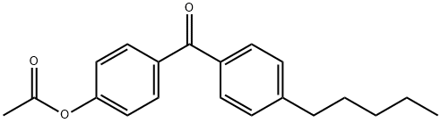 4-ACETOXY-4'-PENTYLBENZOPHENONE Struktur