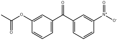 3-ACETOXY-3'-NITROBENZOPHENONE Struktur