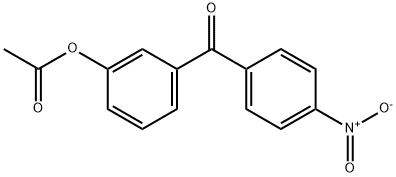 3-ACETOXY-4'-NITROBENZOPHENONE Struktur