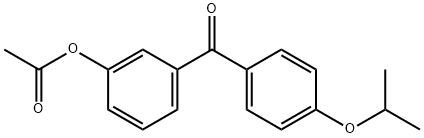 3-ACETOXY-4'-ISOPROPOXYBENZOPHENONE Struktur