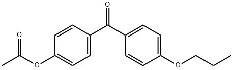 4-ACETOXY-4'-PROPOXYBENZOPHENONE Struktur