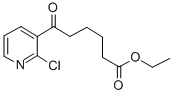 ETHYL 6-(2-CHLORO-3-PYRIDYL)-6-OXOHEXANOATE Struktur