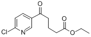 ETHYL 5-(6-CHLORO-3-PYRIDYL)-5-OXOVALERATE Struktur