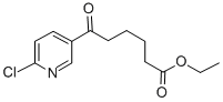 ETHYL 6-(6-CHLORO-3-PYRIDYL)-6-OXOHEXANOATE Struktur