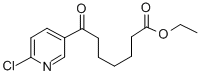 ETHYL 7-(6-CHLORO-3-PYRIDYL)-7-OXOHEPTANOATE Struktur