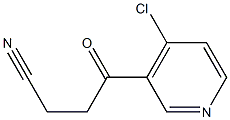 4-(4-CHLORO-3-PYRIDYL)-4-OXOBUTYRONITRILE Struktur