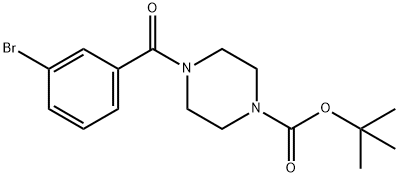 4-(3-BROMO-BENZOYL)-PIPERAZINE-1-CARBOXYLIC ACID TERT-BUTYL ESTER price.