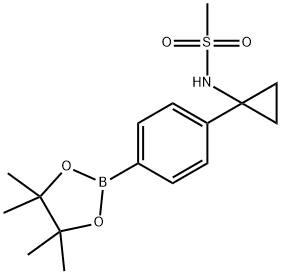 N-(1-(4-(4,4,5,5-Tetramethyl-1,3,2-dioxaborolan-2-yl)phenyl)cyclopropyl)methanesulfonamide price.