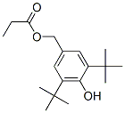 3,5-di-tert-butyl-4-hydroxybenzyl propionate Struktur