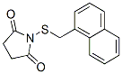 1-(naphthalen-1-ylmethylsulfanyl)pyrrolidine-2,5-dione Struktur