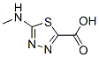 1,3,4-Thiadiazole-2-carboxylic  acid,  5-(methylamino)- Struktur