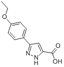 3-(4-ETHOXYPHENYL)-1H-PYRAZOLE-5-CARBOXYLIC ACID Struktur