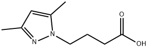 4-(3,5-dimethyl-1H-pyrazol-1-yl)butanoic acid(SALTDATA: FREE) Struktur