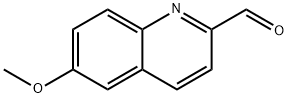 6-METHOXY-QUINOLINE-2-CARBALDEHYDE Struktur