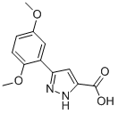 3-(2,5-DIMETHOXYPHENYL)-1H-PYRAZOLE-5-CARBOXYLIC ACID Struktur