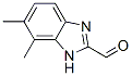 1H-Benzimidazole-2-carboxaldehyde,  6,7-dimethyl- Struktur