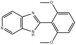 2-(2,6-Dimethoxyphenyl)-1H-imidazo[4,5-c]pyridine Struktur