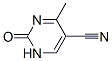 5-Pyrimidinecarbonitrile, 1,2-dihydro-4-methyl-2-oxo- (9CI) Struktur