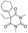 5-(1-Cyclohexen-1-yl)-5-ethyl-1,3-dimethyl-2,4,6(1H,3H,5H)-pyrimidinetrione Struktur