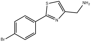 C-[2-(4-BROMO-PHENYL)-THIAZOL-4-YL]-METHYLAMINE Struktur