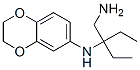 1,2-Butanediamine,  N2-(2,3-dihydro-1,4-benzodioxin-6-yl)-2-ethyl- Struktur