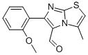 6-(2-METHOXYPHENYL)-3-METHYLIMIDAZO[2,1-B]THIAZOLE-5-CARBOXALDEHYDE Struktur