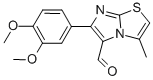 6-(3,4-DIMETHOXYPHENYL)-3-METHYLIMIDAZO[2,1-B]THIAZOLE-5-CARBOXALDEHYDE Struktur