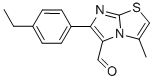 6-(4-ETHYLPHENYL)-3-METHYLIMIDAZO[2,1-B]THIAZOLE-5-CARBOXALDEHYDE Struktur