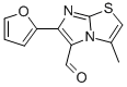 6-(2-FURANYL)-3-METHYLIMIDAZO[2,1-B]THIAZOLE-5-CARBOXALDEHYDE Struktur