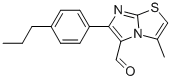 3-METHYL-6-(4-PROPYLPHENYL)IMIDAZO[2,1-B]THIAZOLE-5-CARBOXALDEHYDE Struktur