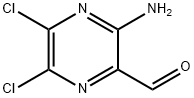 Pyrazinecarboxaldehyde, 3-aMino-5,6-dichloro- Structure