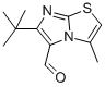 6-(1,1-DIMETHYLETHYL)-3-METHYLIMIDAZO[2,1-B]THIAZOLE-5-CARBOXALDEHYDE Struktur