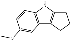 CYCLOPENT[B]INDOLE, 1,2,3,4-TETRAHYDRO-7-METHOXY- Struktur