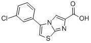 3-(3-CHLOROPHENYL)IMIDAZO[2,1-B]THIAZOLE-6-CARBOXYLIC ACID Struktur