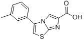 3-(3-METHYLPHENYL)IMIDAZO[2,1-B]THIAZOLE-6-CARBOXYLIC ACID Struktur