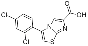 3-(2,4-DICHLOROPHENYL)IMIDAZO[2,1-B]THIAZOLE-6-CARBOXYLIC ACID Struktur