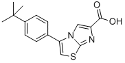 3-[4-(1,1-DIMETHYLETHYL)PHENYL]IMIDAZO[2,1-B]THIAZOLE-6-CARBOXYLIC ACID Struktur