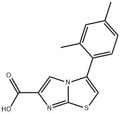 3-(2,4-DIMETHYLPHENYL)IMIDAZO[2,1-B]THIAZOLE-6-CARBOXYLIC ACID Struktur