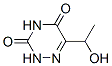 as-Triazine-3,5(2H,4H)-dione, 6-(1-hydroxyethyl)- (7CI) Struktur