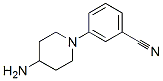 Benzonitrile, 3-(4-amino-1-piperidinyl)- (9CI) Struktur