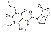 3,5-Methano-2H-cyclopenta[b]furan-7-carboxamide,  N-(6-amino-1,2,3,4-tetrahydro-2,4-dioxo-1,3-dipropyl-5-pyrimidinyl)hexahydro-2-oxo- Struktur