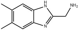 1H-Benzimidazole-2-methanamine,5,6-dimethyl-(9CI) Struktur