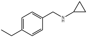 N-(4-ethylbenzyl)cyclopropanamine Struktur