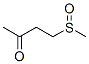 2-Butanone, 4-(methylsulfinyl)- (7CI) Struktur