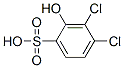 3,4-DICHLORO-2-HYDROXYBENZENEFULFONIC ACID Struktur