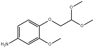 4-(2,2-diMethoxyethoxy)-3-Methoxyaniline Struktur