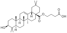 3-Carboxypropyl oleanolate Structure