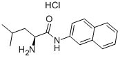 L-LEUCINE BETA-NAPHTHYLAMIDE HYDROCHLORIDE Struktur